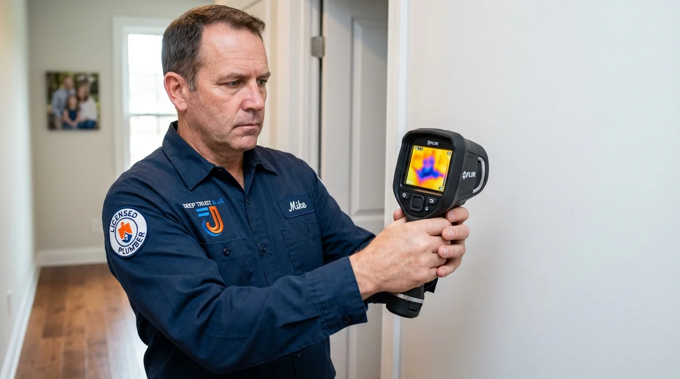 Thermal imaging leak detection by Johns Plumbing LLC in Weeping Water